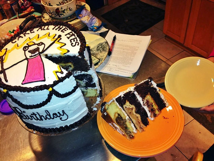 This Is The Cake Mom Made Me Today