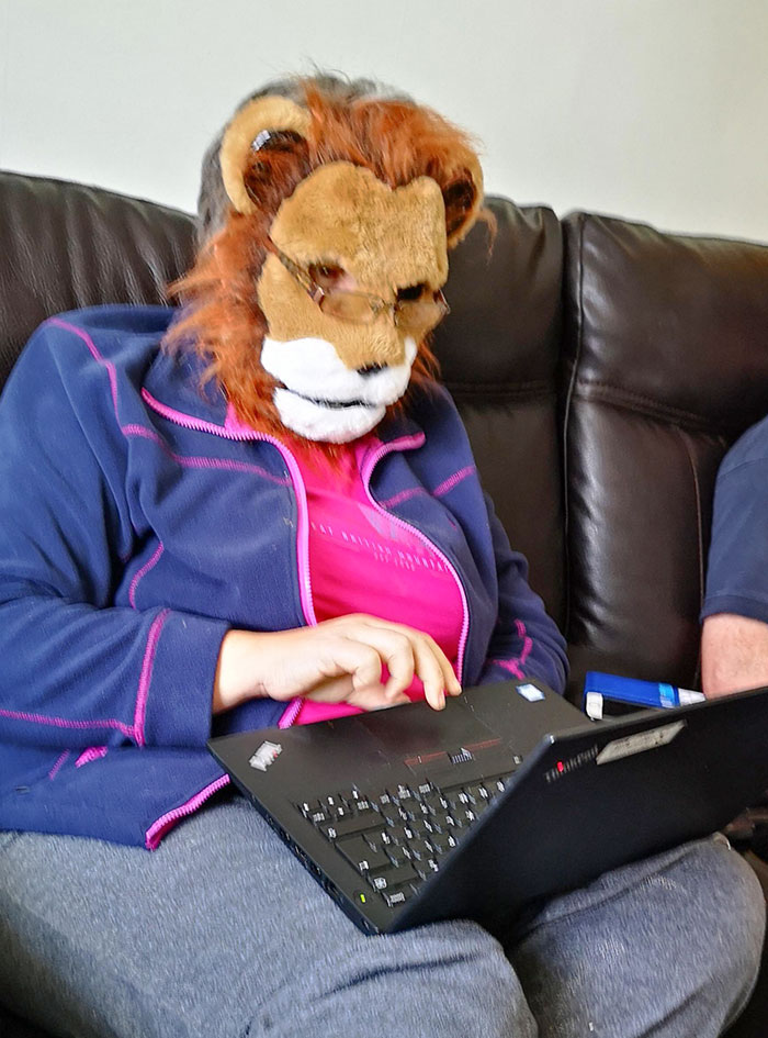 My Mum, Who Hates Being On Camera Yet Needs To Have A Web Meeting Due To Isolation