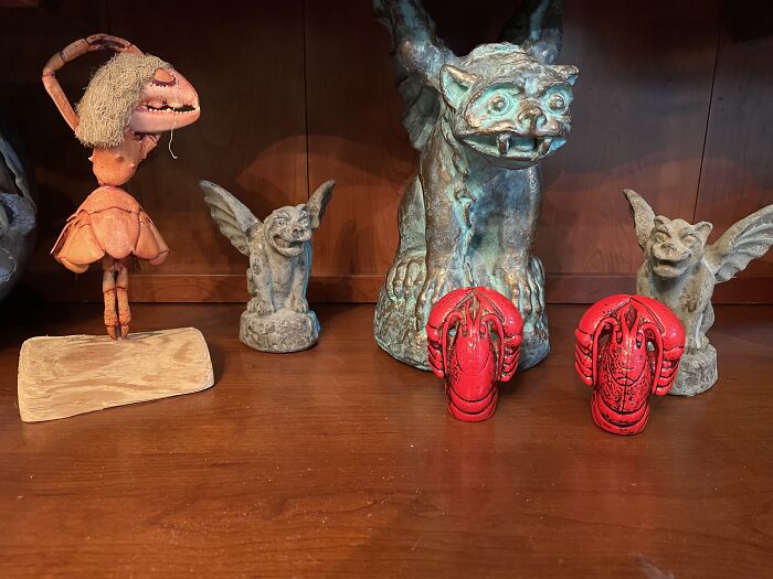 I Have Collections Of Gargoyles And Lobsters. I Am Selling My House And They Are The First Things My Realtor Told Me To Pack Away!