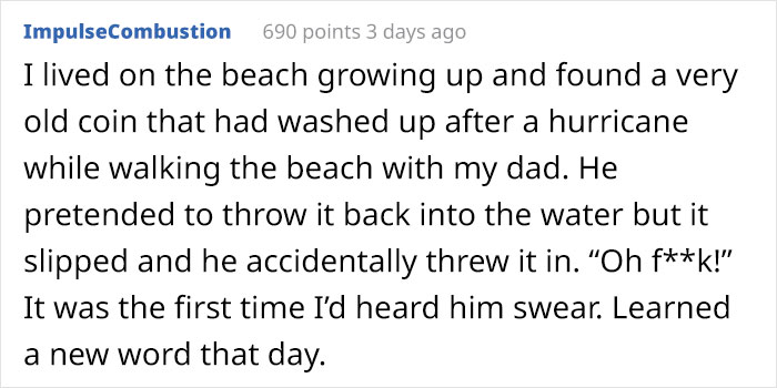 Woman Finds Out Her Dad Would Buy Seashells And Throw Them On The Beach For Her To Find When He Does The Same For His Grandkids Woman Finds Out Her Dad Would Buy Seashells And Throw Them On The Beach For Her To Find When He Does The Same For His Grandkids