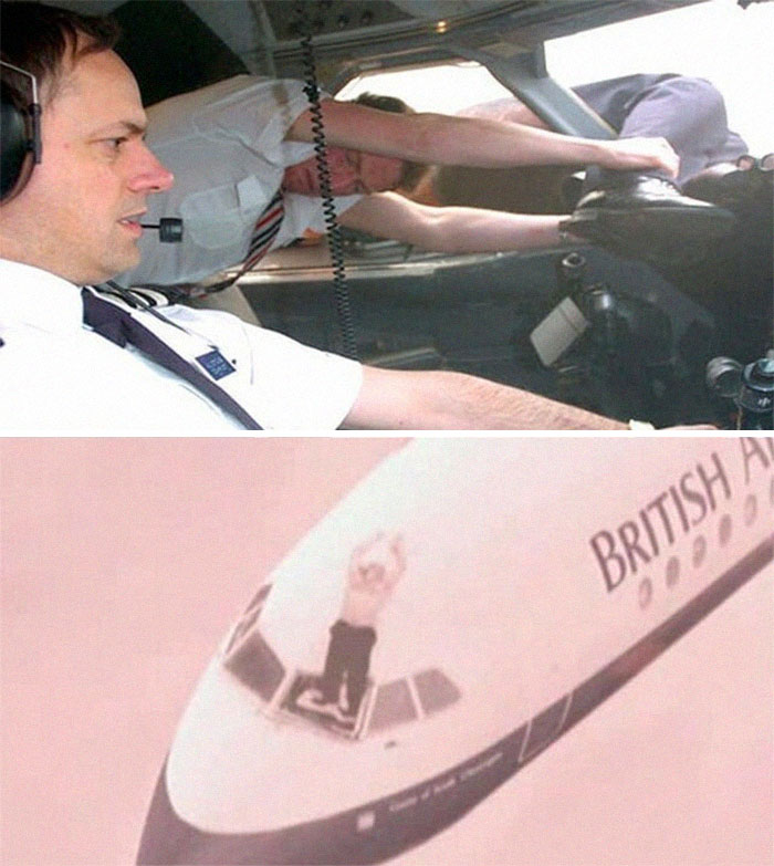 In 1990, An Improperly Installed Window On British Airways Flight 5390 Fell Off During Midflight Causing Rapid Decompression In The Cockpit