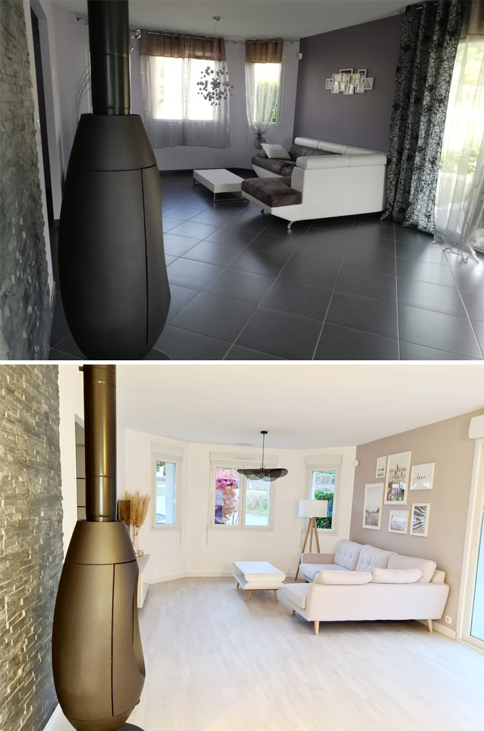 Before/After Living Room