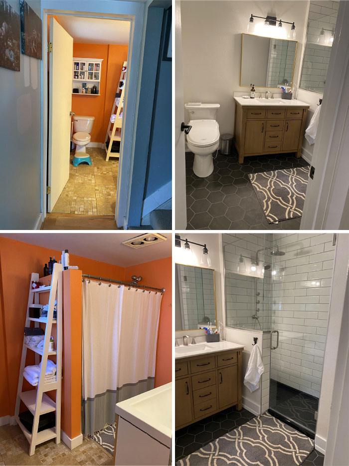 Before And After Of My Bathroom Remodel
