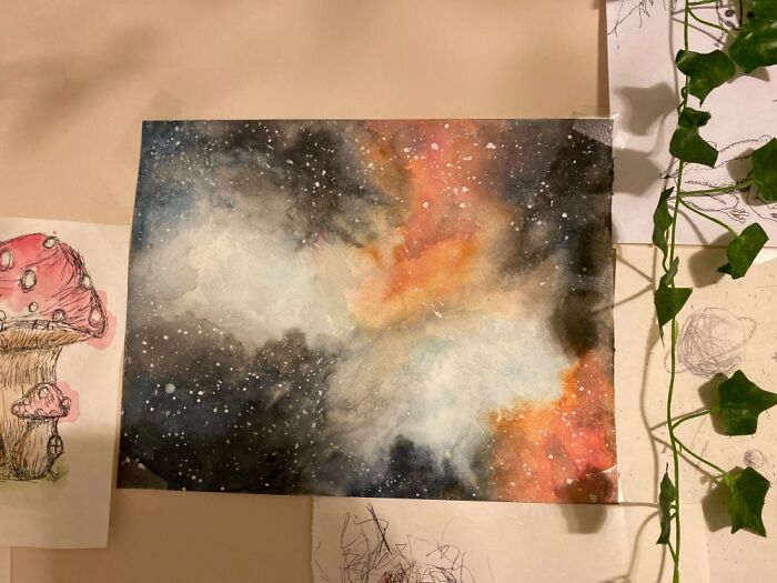Space Watercolor