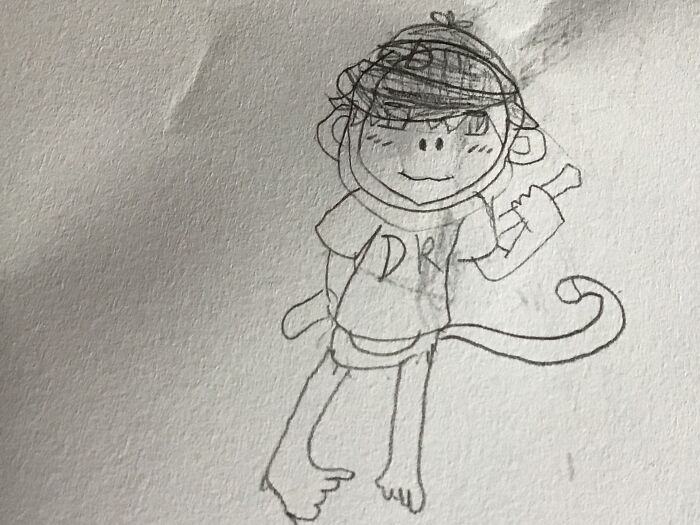 Weird Diddy Kong Fan Art I Made In 5th Grade