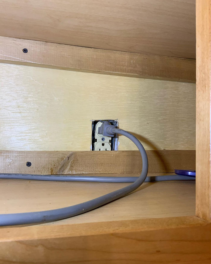 I Guess The Outlet Cover Couldn’t Fit!