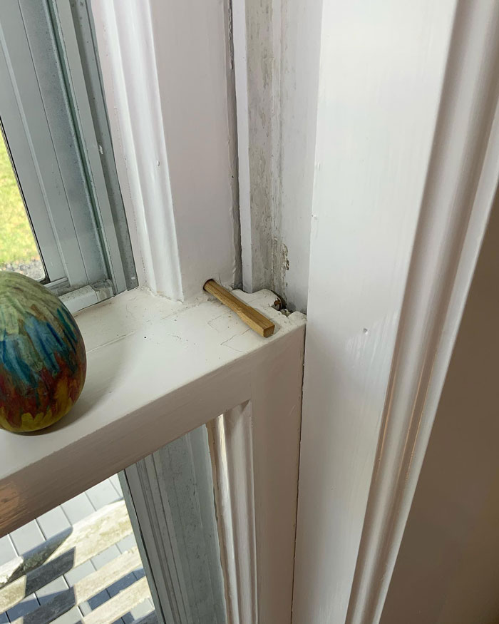 State Of The Art…high Tech…new And Improved Window Lock! No Tools Needed To Use