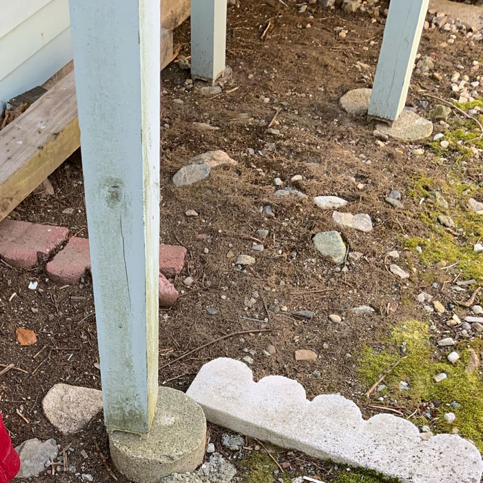 Day 4 Of Deck Week. 1-2-3 Bad Footings And Your Out!