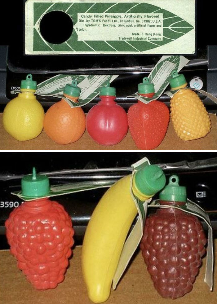 Candy Powder Filled Fruit