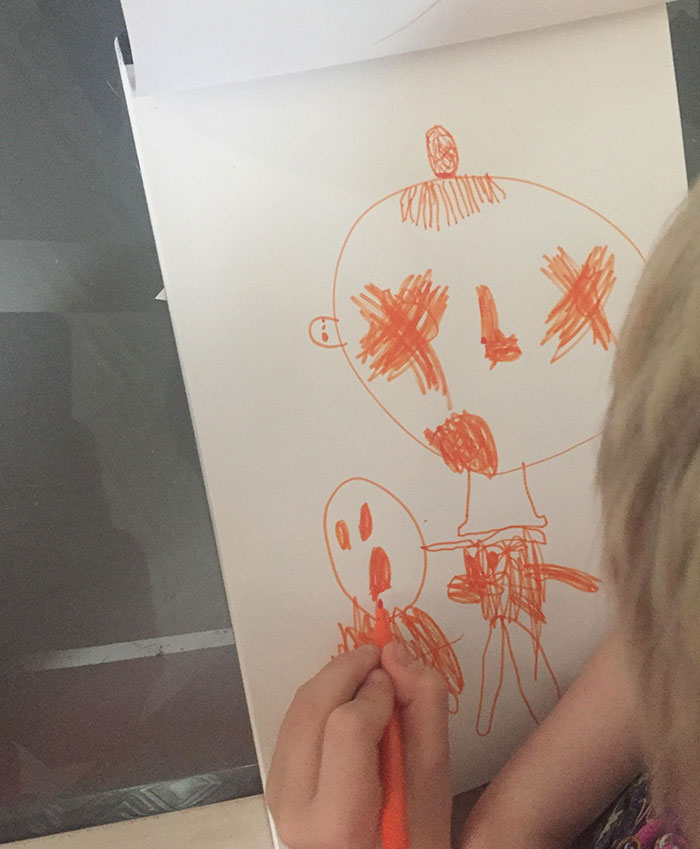 Back In My Nannying Days, I Had A 5-Year-Old Draw A Picture Of Me