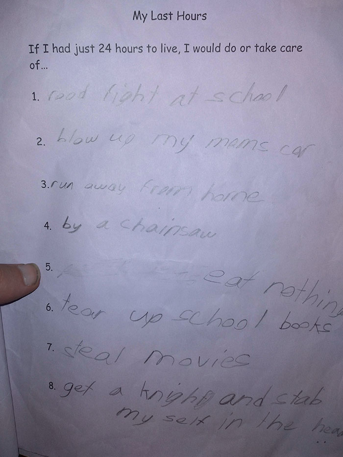 4th Grade Me Had Some Issues