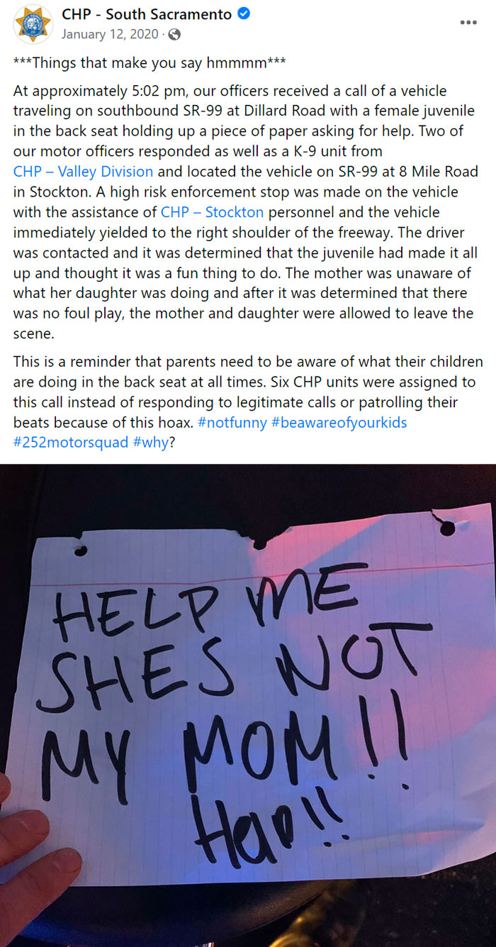 Let’s See Mom Get Arrested. That’ll Be Hilarious