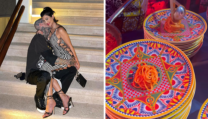 People Online Are Discussing The Tiny Portions Of Food At The Kardashian-Barker Wedding After Kylie Jenner’s Viral Video