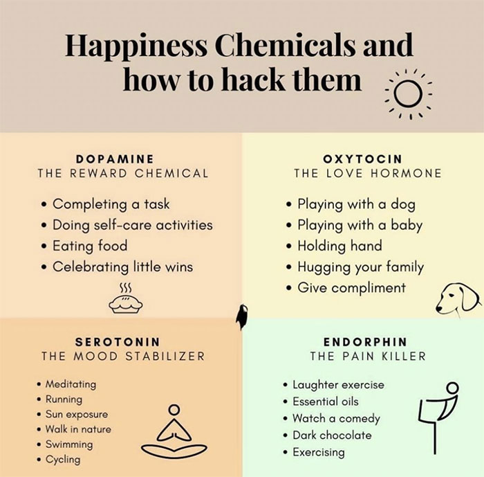 Activities That Make Your Brain Release Happy Chemicals