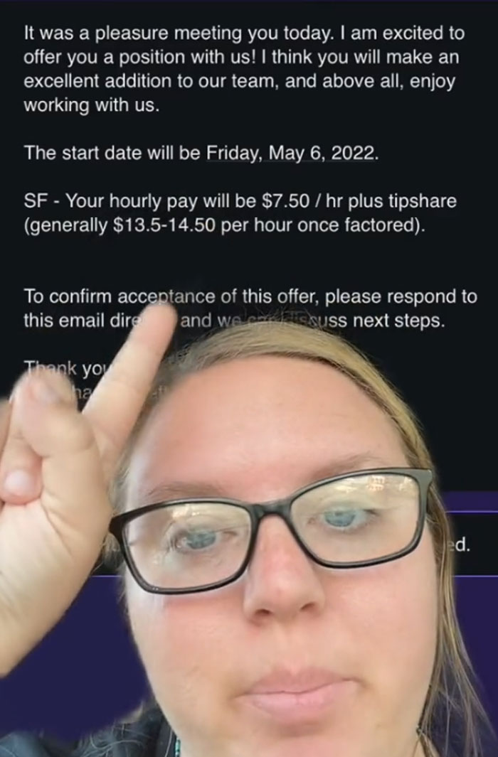 "You Cannot Say That": TikTok Woman Is Flabbergasted To Learn Job Listing Is Lying About The Actual Pay Rate, Sparks An Important Discussion Online