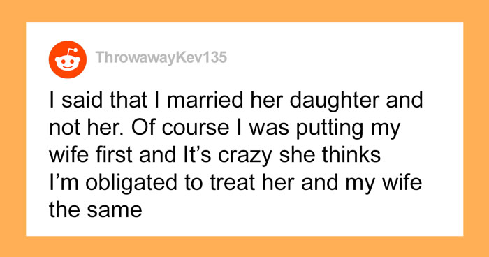 Mother-In-Law Expects To Be Treated The Same As Her Daughter, Husband Can’t Take It Anymore, Family Drama Ensues