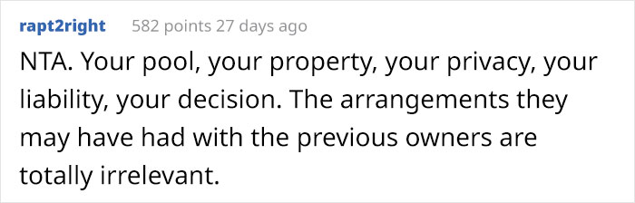 Neighbor Is Enraged After This Woman Doesn’t Allow Their Kids To Use Her Private Pool Since “They’re Just Kids” Neighbor Is Enraged After This Woman Doesn’t Allow Their Kids To Use Her Private Pool Since “They’re Just Kids”