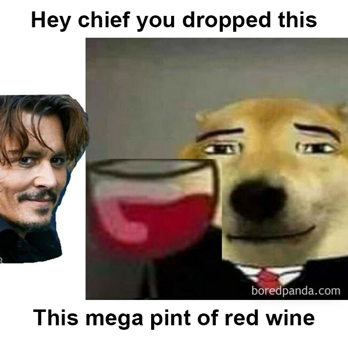 Johnny Depp Got That Mega Pint