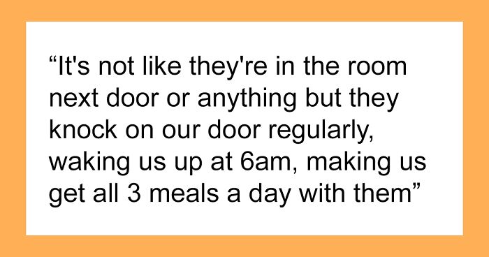Newlyweds Are Surprised With All-Paid Honeymoon Getaway Trip, Find Out Groom’s Parents Invited Themselves In, Drama Ensues After They Ask For Privacy