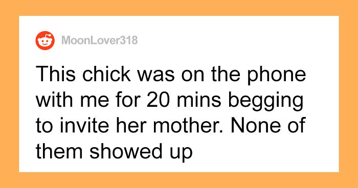 35 Nightmare Wedding Guests The Bride And Groom Wished They Could Uninvite