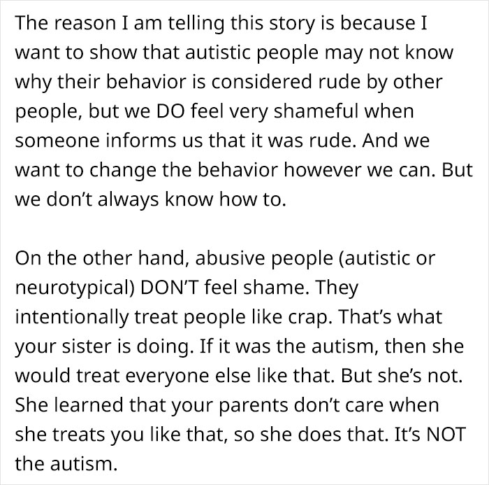 Woman Doesn't Want Autistic Sister At 'Prestigious' Art Show, Wonders If She's A Jerk Because Of It Woman Doesn't Want Autistic Sister At 'Prestigious' Art Show, Wonders If She's A Jerk Because Of It