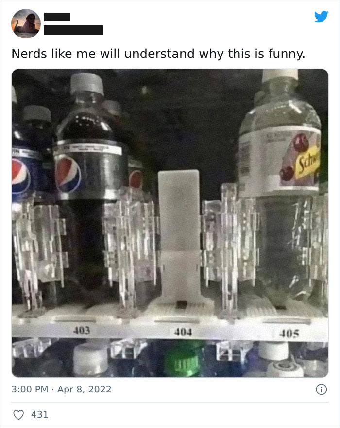 Only Nerds Like Her Know What A 404 Error Message Is