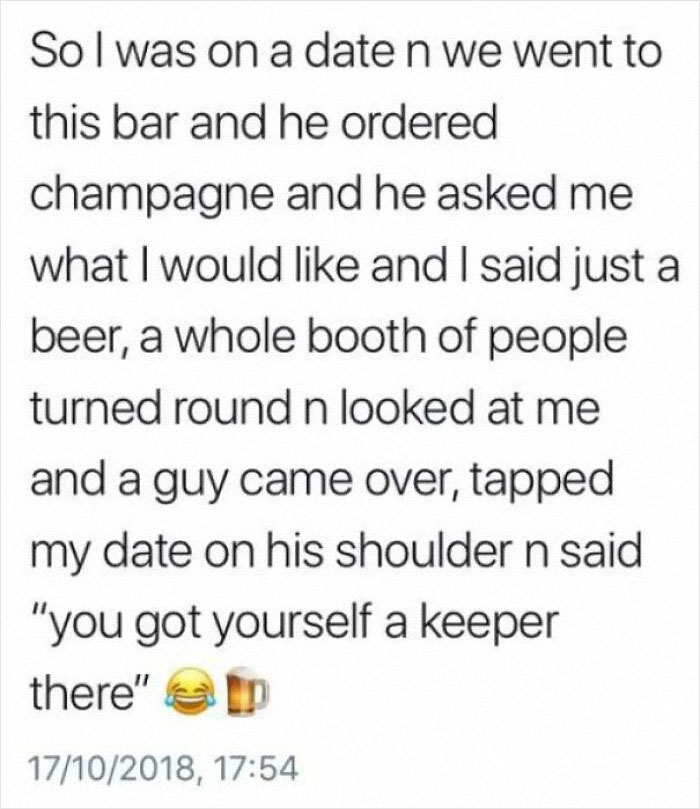 A Woman…drinking… Beer??!! Scandal!!