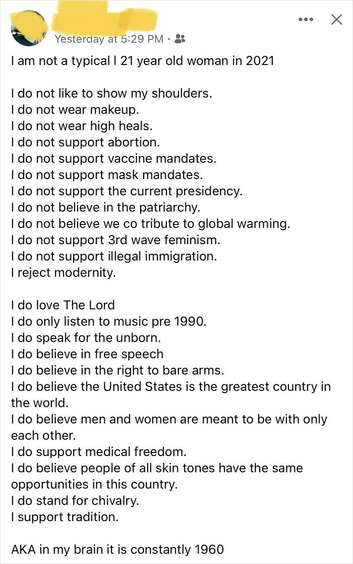 This Was Posted By A Girl That I Went To School With. No Words…