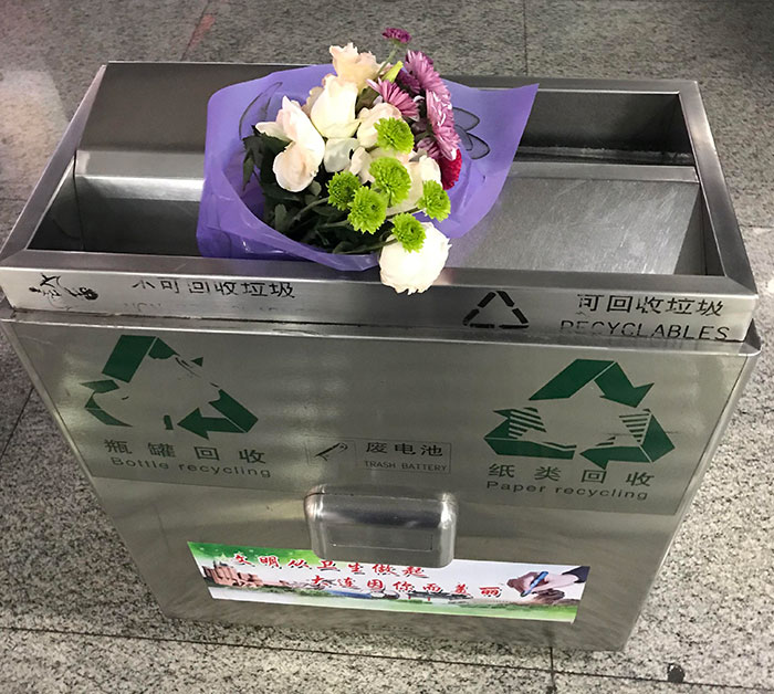 Found At The Airport Arrival Gate. There’s A Story Here