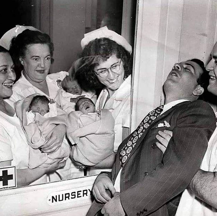 Photograph From 1946, When There Was No Ultrasound And Everything Was A Surprise