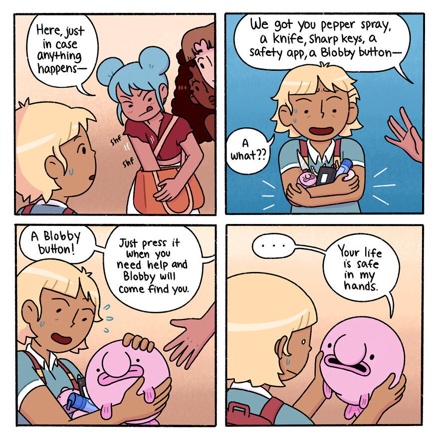 Meet The “Blobby And Friends” Comics Highlighting Social Injustice In The Modern World (40 New Pics)