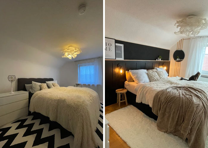 Wall Panel Made Out Of IKEA Cabinet Doors