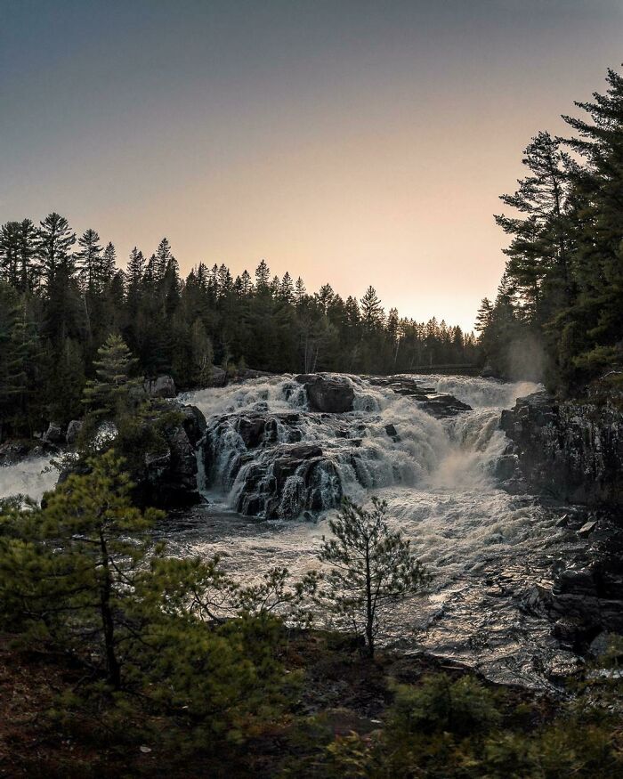 Chutes Monte-À-Peine-Et-Des-Dalles, Sainte-Béatrix, Québec, Can