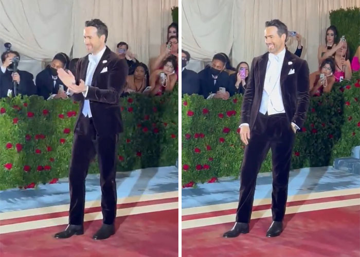 Ryan Reynolds' Reaction To His Wife's Dress Transformation At The Met Gala 2022 Is Melting People's Hearts
