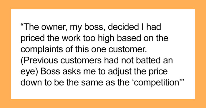 Boss Ignores Employee’s Warning To Not Bring Down Prices For Wealthy Client, Realizes He Made A Mistake When It’s Too Late