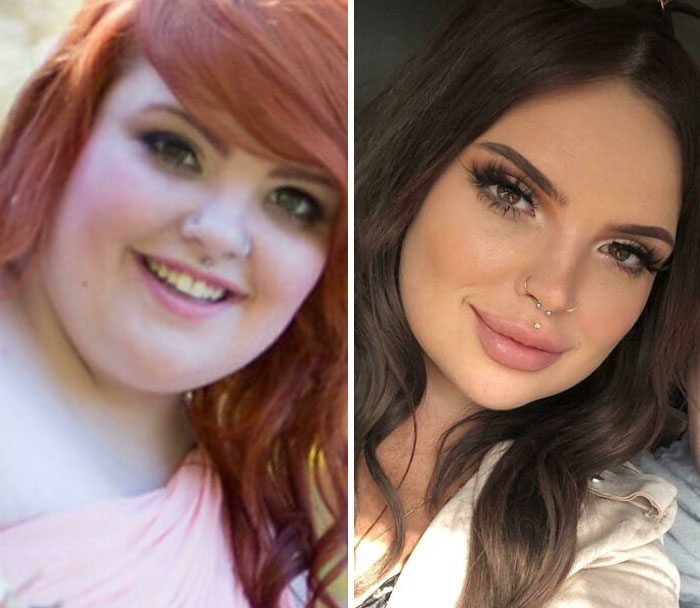 Never Thought I Would Look Forward To Stepping On The Scale And I Never Thought I Had A Jawline Until Now. Yay IF