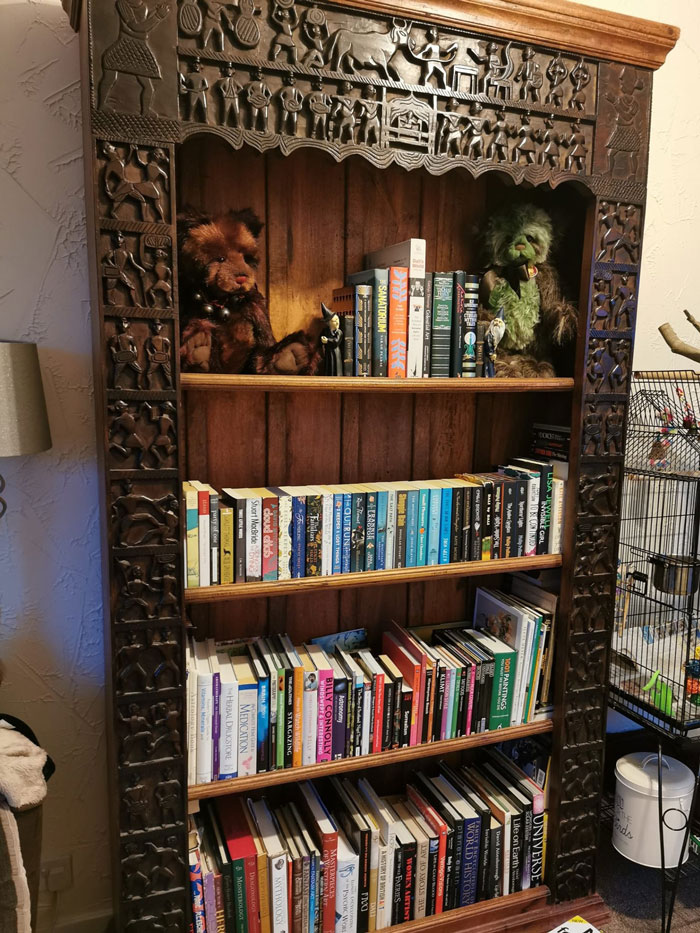 My Life Is Complete.. I Finally Have Found My Dream Bookcase At A Second Hand Emporium! It's Huge Had To Rearrange While House