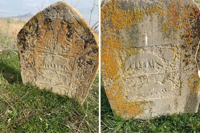 Extrañas tumbas en el cementerio de un pueblo del noroeste de Irán. He visto estas tumbas desde que era un niño, pero nunca entendí lo que significaban las marcas. No parecen tumbas cristianas o musulmanas y nadie en el pueblo sabe su origen. Si alguien sabe algo, le agradecería la ayuda