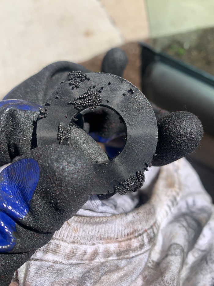 Pulled The Pan On My Transmission To Clean The Magnet, And Found Hundreds To Thousands Of These Little (