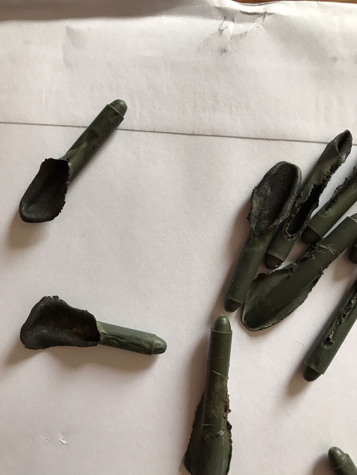 Found Scattered In Garden, Not Buried, About 4cm Long, Plastic