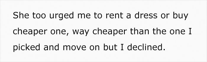 “He Told Me I Should Grow Up”: Man Returns His Future Wife’s Dream Wedding Dress Unbeknownst To Her Because It “Was Wasting Money” “He Told Me I Should Grow Up”: Man Returns His Future Wife’s Dream Wedding Dress Unbeknownst To Her Because It “Was Wasting Money”
