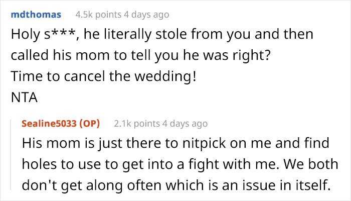 “He Told Me I Should Grow Up”: Man Returns His Future Wife’s Dream Wedding Dress Unbeknownst To Her Because It “Was Wasting Money” “He Told Me I Should Grow Up”: Man Returns His Future Wife’s Dream Wedding Dress Unbeknownst To Her Because It “Was Wasting Money”