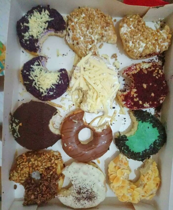 Apparently Someone Has Been Munching My Donuts And It Was Supposed To Be For My Kids After Work