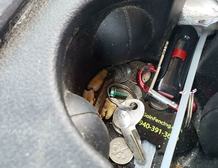 Coworker Forgot Something In His Work Truck