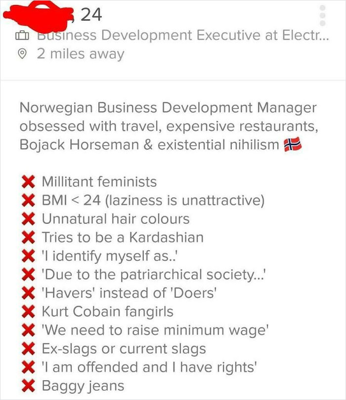 And Now His Bio Is Blank... Probably Cause He Realised No One Enjoys Seeing This