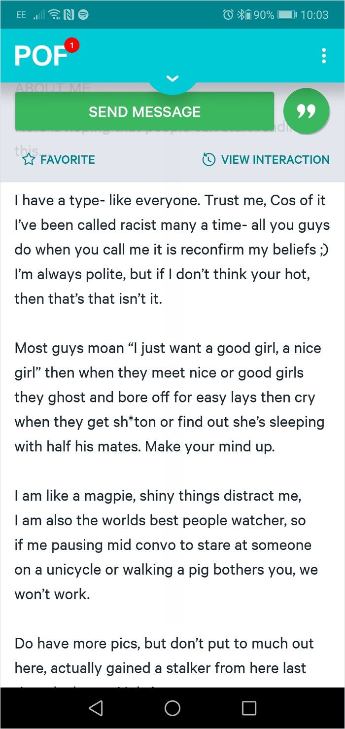 Glad I Read The Bio!