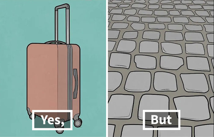 “Yes, But”: Artist Draws A Series Of Sarcastic Comics That Show 25 Funny Contradictions (New Pics)