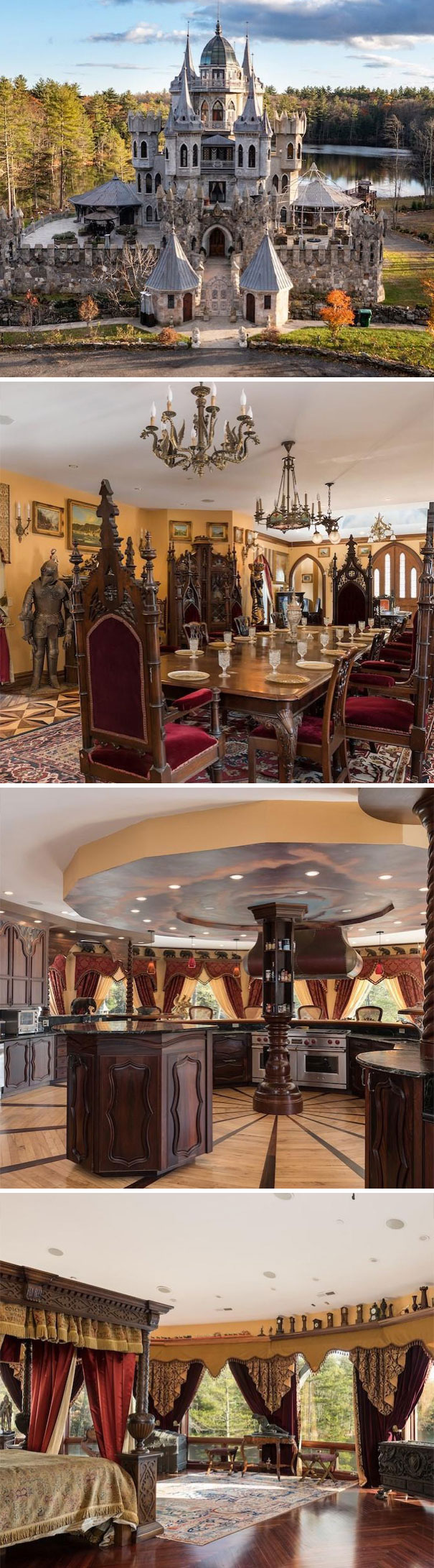 Here’s A Classic Castle In Woodstock, Ct Thats Been On And Off The Market For Years, Currently Listed At $60,000,000 With Almost 19,000 Square Feet Of Space