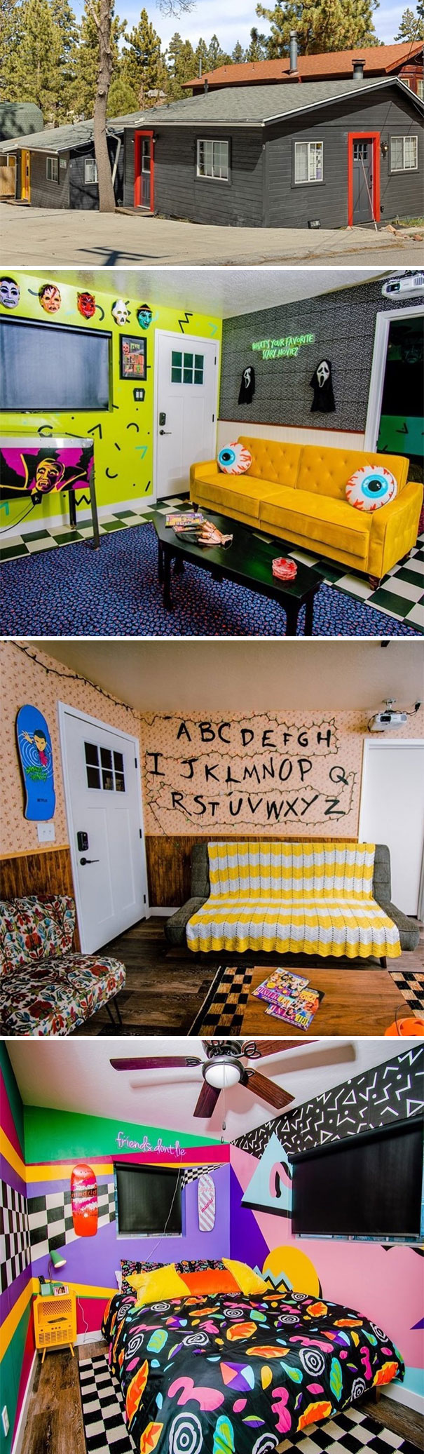 Verified If Saved By The Bell And Your Old Trapper Keeper Had A Baby It Would Be This $450,000 848 Sf Duplex In Big Bear Lake, Ca