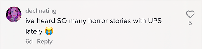 This Woman Upset As UPS Damages Her $700 Package, Moves It Around For 2 Months And Then Just Throws It Away This Woman Upset As UPS Damages Her $700 Package, Moves It Around For 2 Months And Then Just Throws It Away